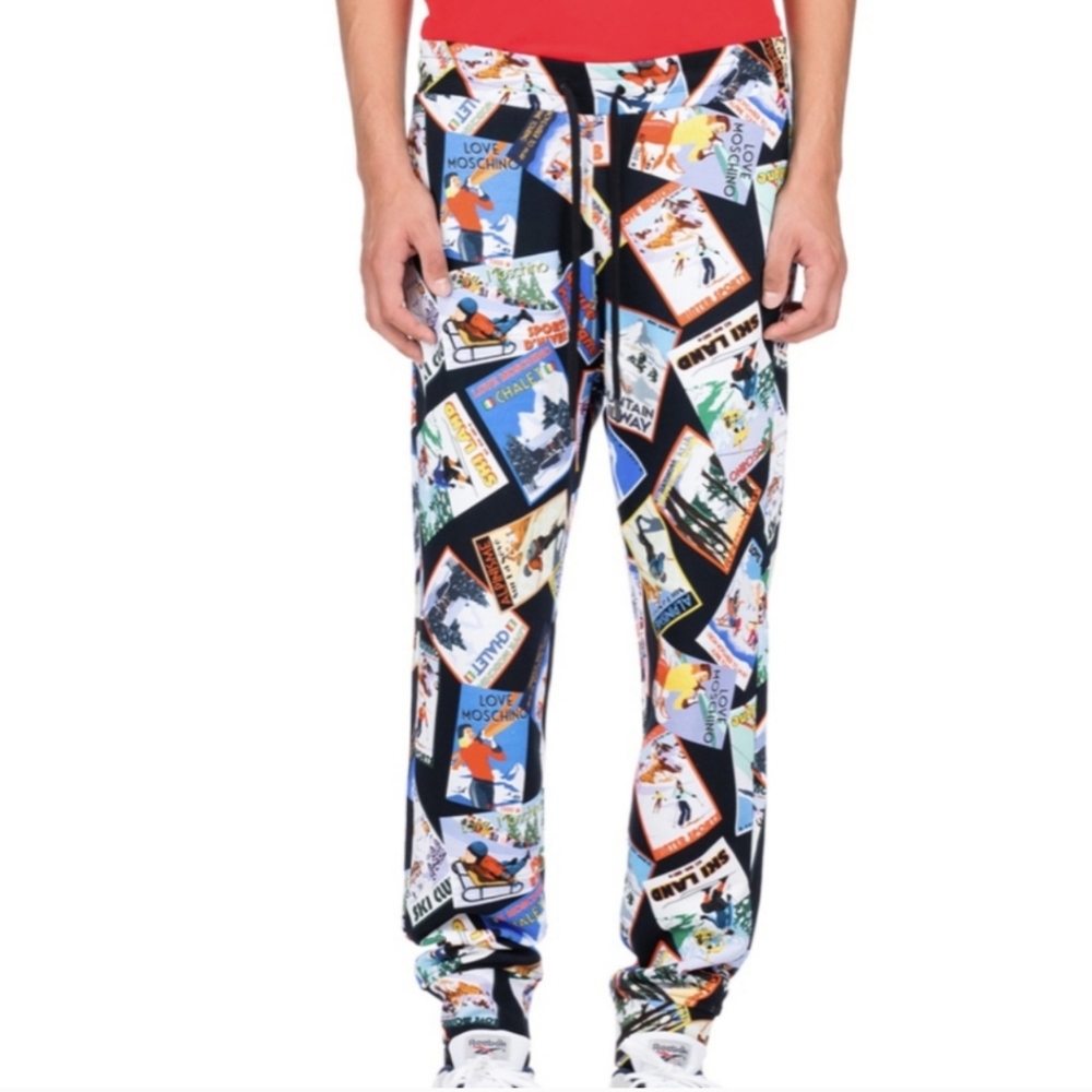 Love Moschino Ski Postcard Lounge Pants